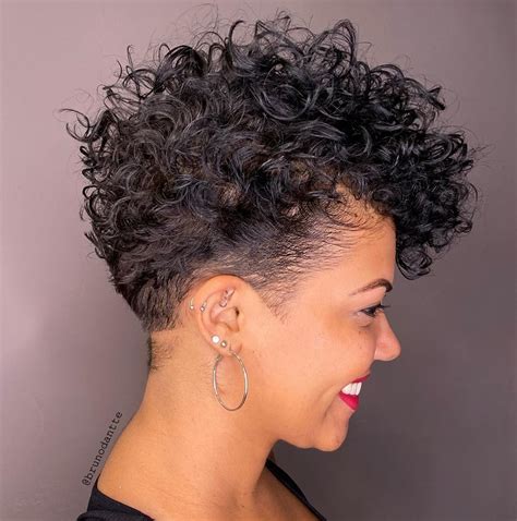 pixie hair cut curly|pixie cut with permed top.